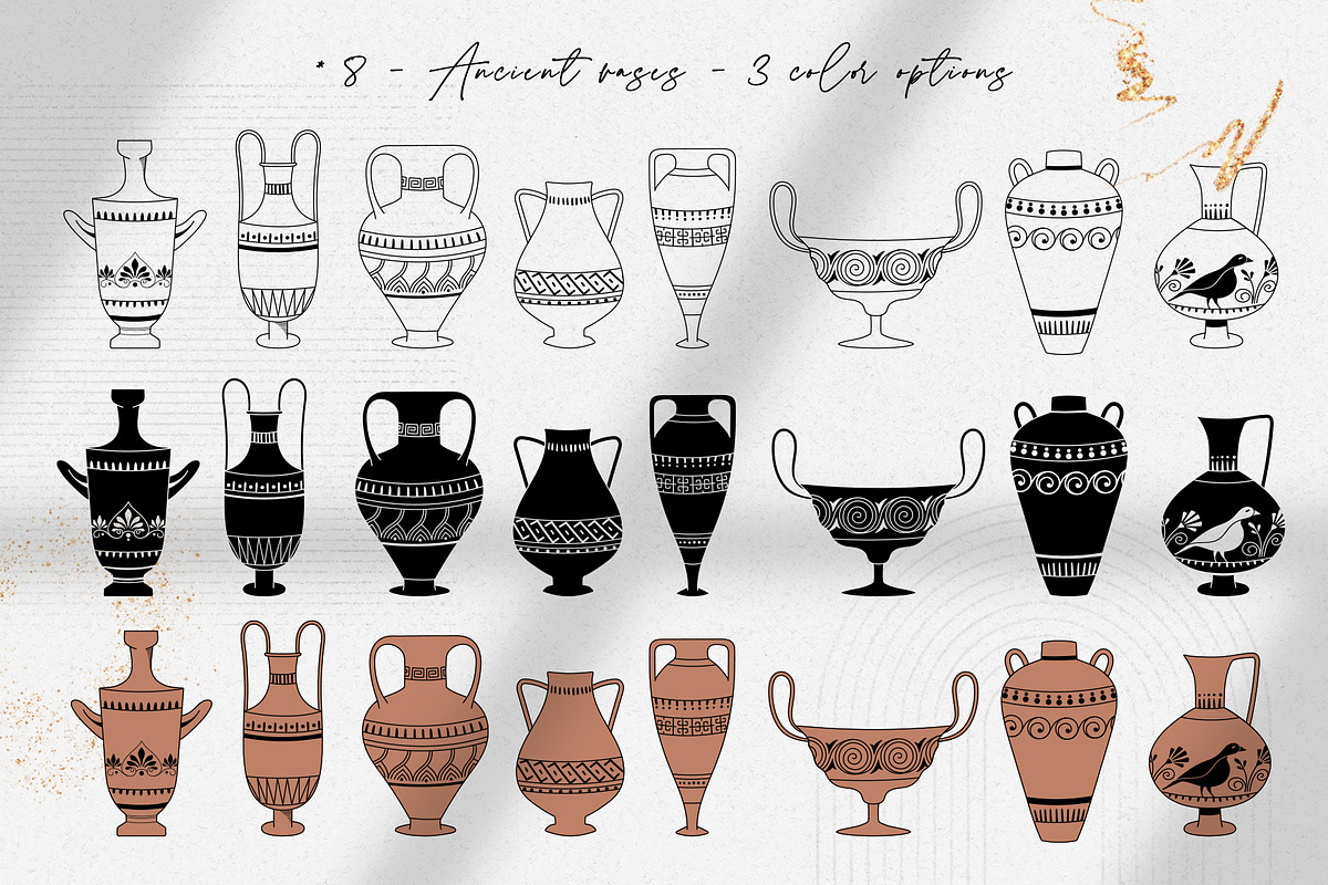 Antique greek beauty - designs kit, a Person Illustration by My Space Garden (Photo 10 of 19)