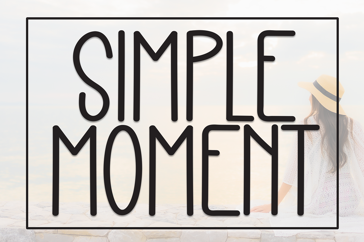 Simple Moment | Script Font, a Script Font by Scratchones (Photo 1 of 8)