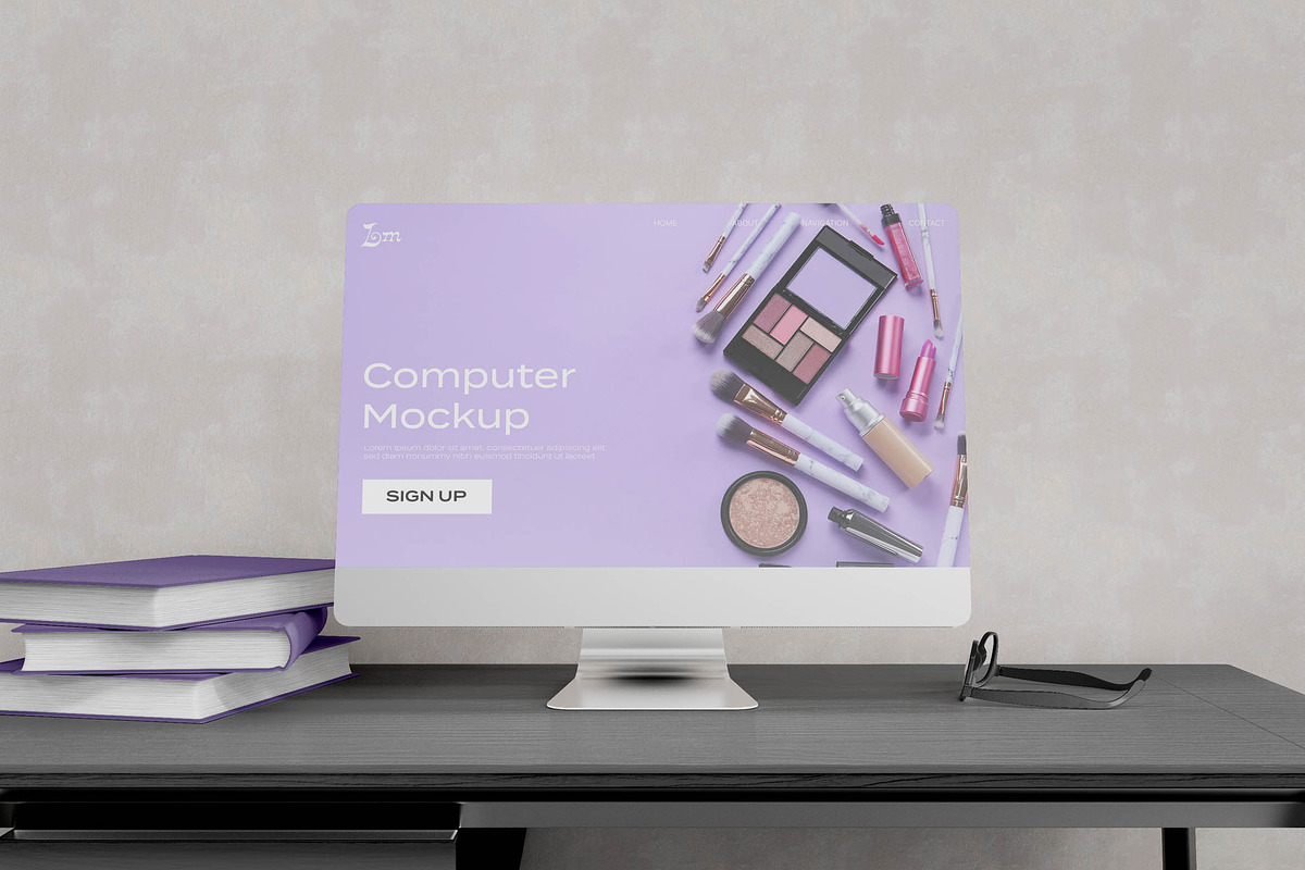 Computer Mockup, a Device Mockup by Mego-studio | Creative Market