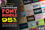 160 Studio Font Bundle | 95% OFF, a Sans Serif Font by 160 Studio (Thumbnail 1 of 29)