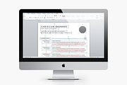 Clean Resume/CV With Cover Letter, a Resume Template by White Graphic (Thumbnail 3 of 3)