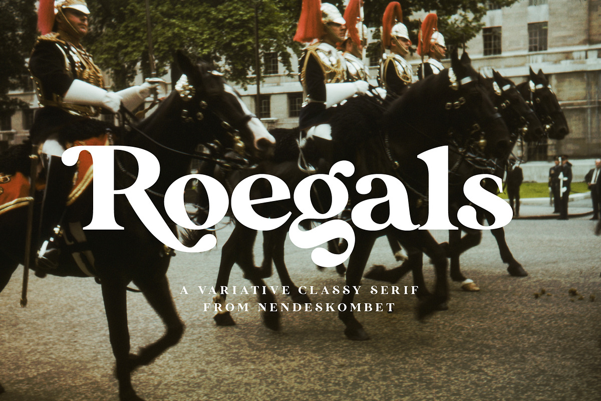 Roegals - A Variative Classy Serif, a Serif Font by NendesKombet Studio (Photo 1 of 15)