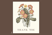 3 Wedding Cards + Seamless Pattern, an Object Graphic by Vintage (Thumbnail 3 of 14)