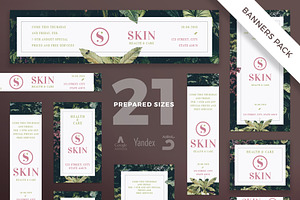 Banners Pack Skin Care