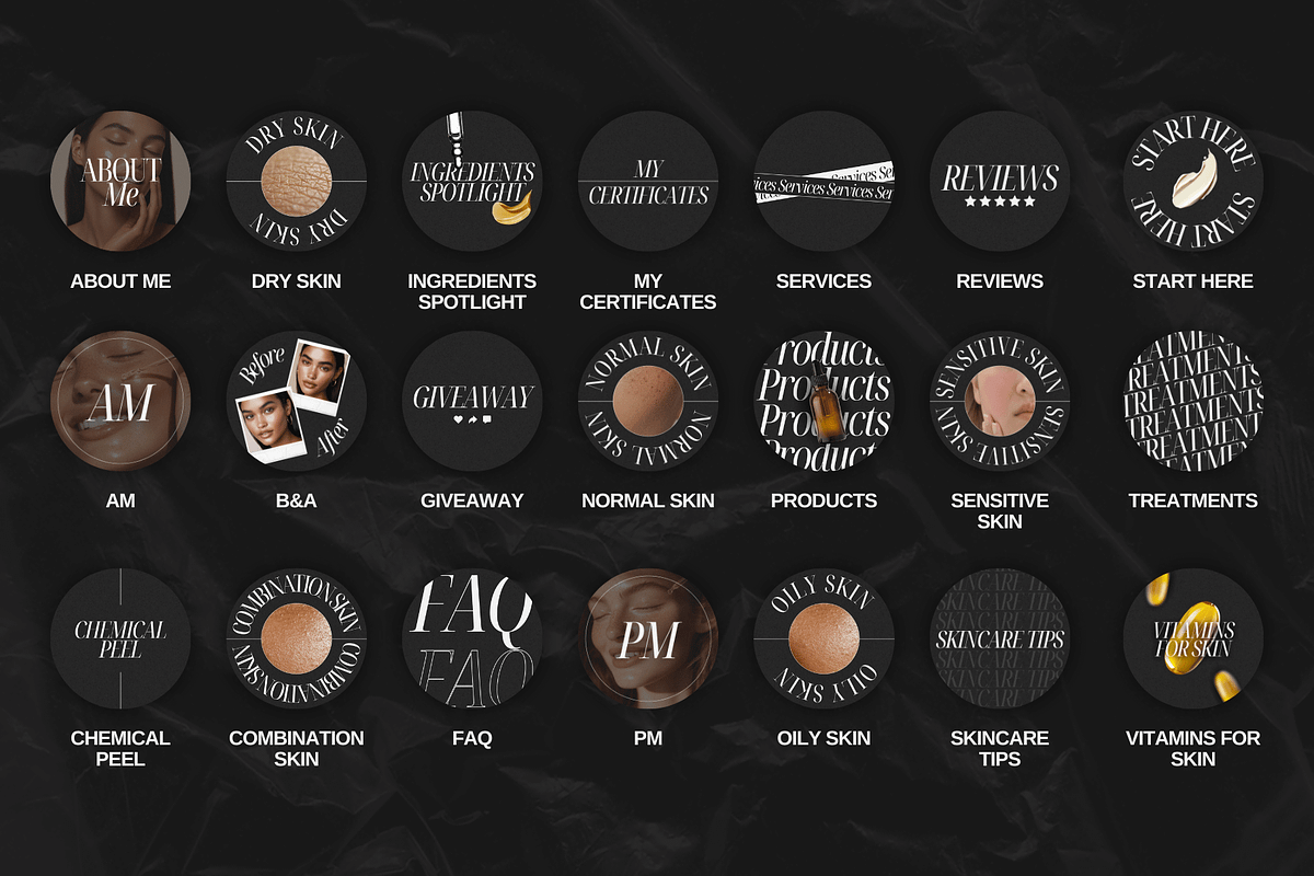 Beauty Instagram Highlights Covers, a Social Media Template by Xenié Creative (Photo 4 of 5)