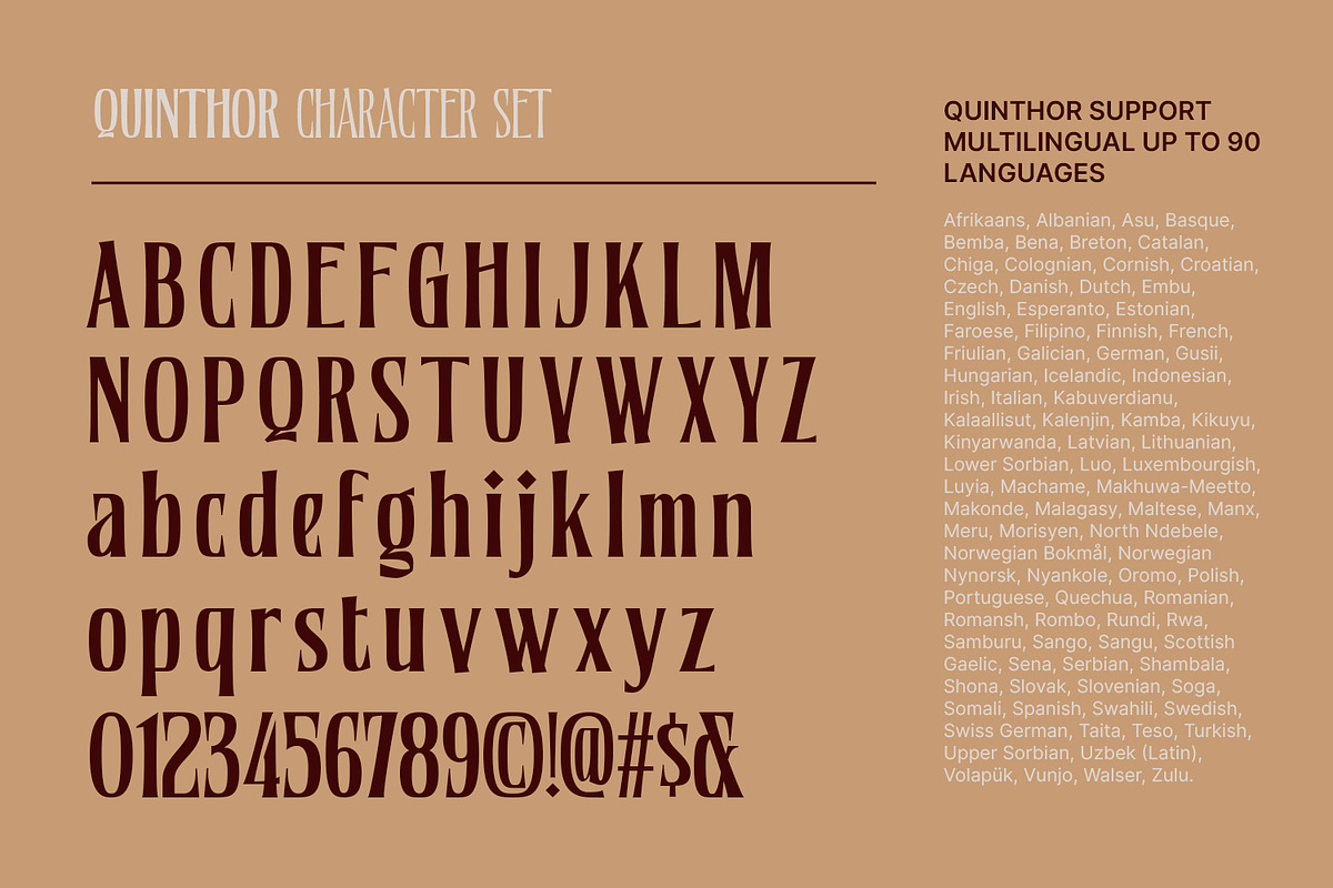 Quinthor, a Symbol Font by Nathatype (Photo 8 of 11)