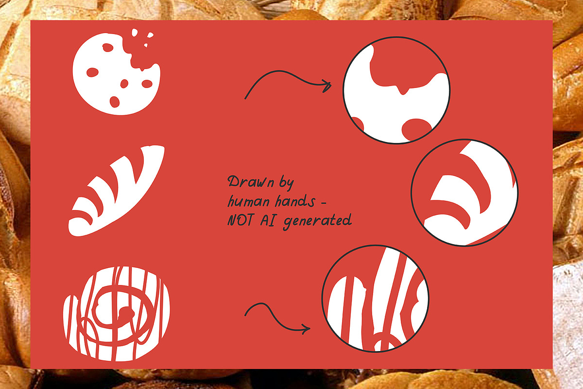 216 BAKERY CLIPART - VECTOR SHAPES, a Decorative Illustration by JuDesign (Photo 19 of 21)