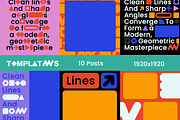 GEOMETRIK Font + Templates, a Symbol Font by Headquarters (Thumbnail 4 of 4)