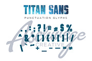 Titan Sans, a Sans Serif Font by Aschwege Creative (Thumbnail 4 of 5)