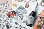 Ink Horses Graphic Collection, an Animal Illustration by Fluffy Unicorn (Thumbnail 3 of 10)