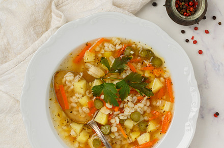 Pickle soup (rassolnik)