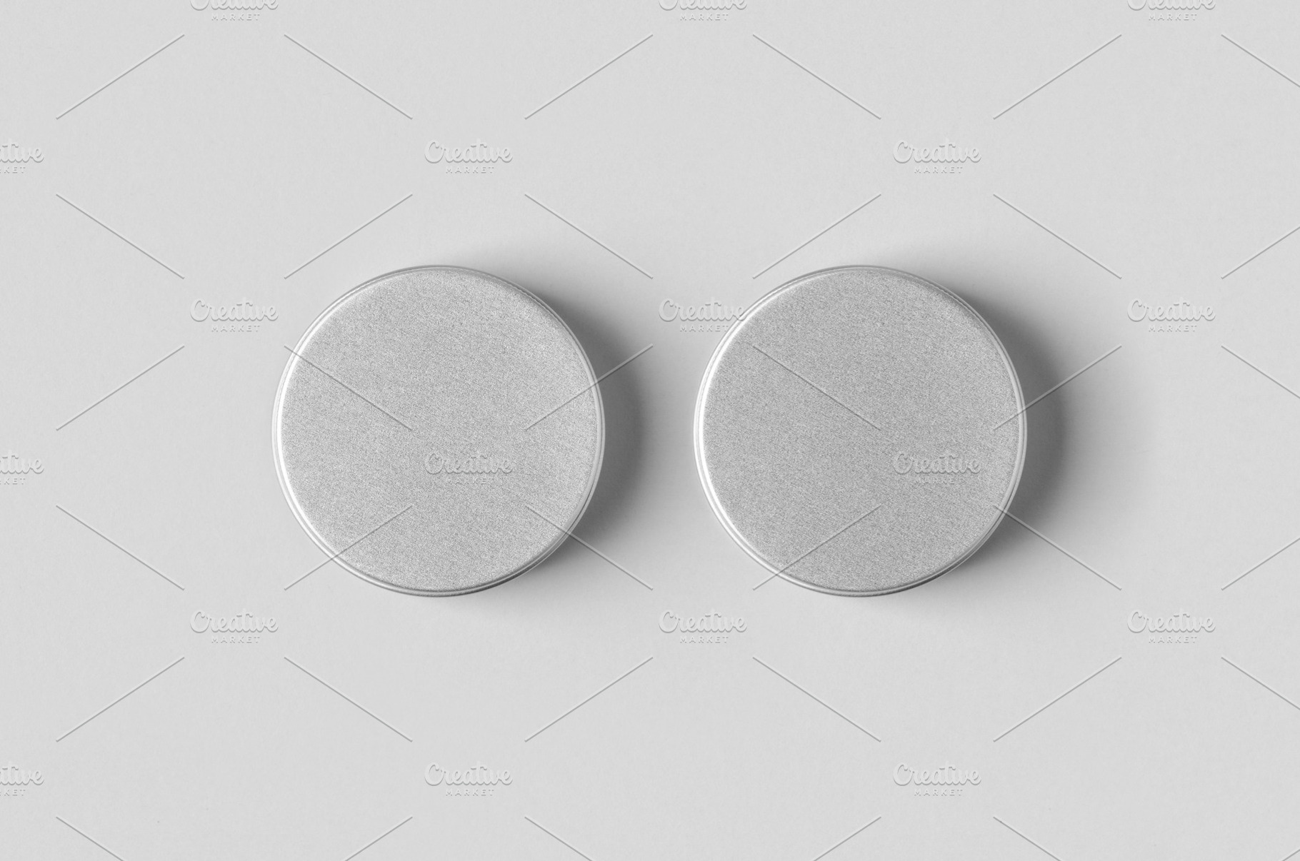 Metal cosmetic jar mockup JPEG, a Beauty & Fashion Photo by Shablon