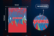 Soccer Jersey Design, a Sport Illustration by samsulpassive (Thumbnail 3 of 3)