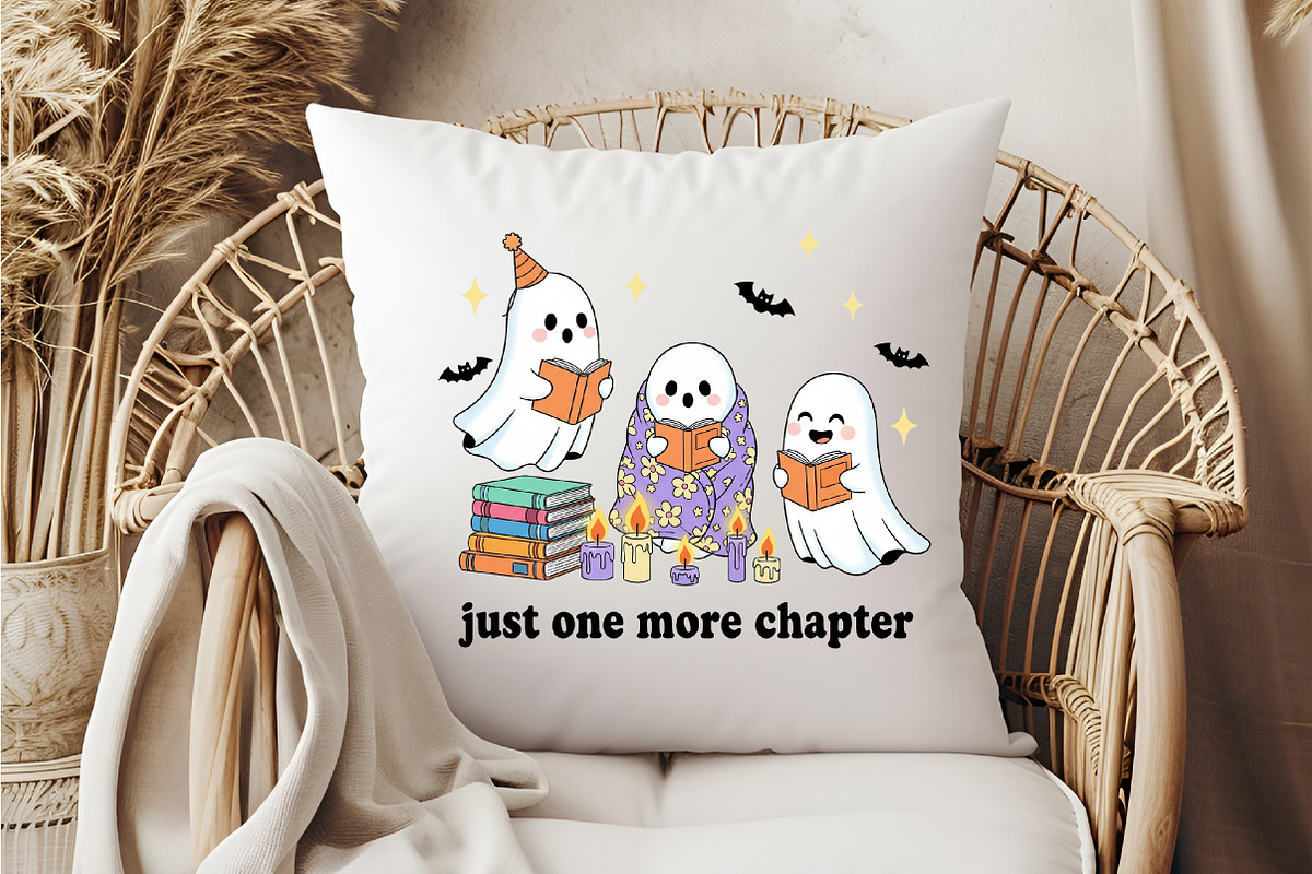 Just One More Chapter Ghost PNG, an Illustration by DreamCafeArt (Photo 6 of 7)