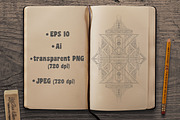 Sacred floral geometry pattern, a Pattern Graphic by Julia_Snegireva (Thumbnail 2 of 3)