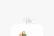 Christmas Scooter Clipart Set, a Decorative Illustration by Pati Charm Studio (Thumbnail 6 of 8)