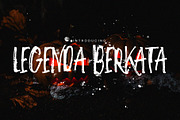 Legenda Berkata Rough Font, a Font by VitaminRGB (Thumbnail 1 of 5)