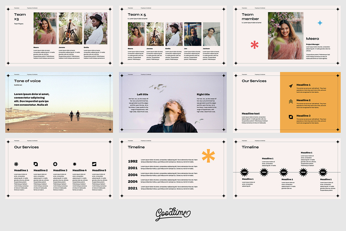 Nostalgia - Powerpoint template, a Presentation Template by GoodtimeCreative (Photo 3 of 7)