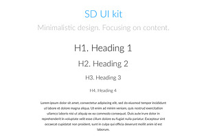 SD UI Landing Pages