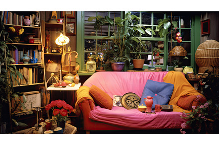 Cozy kitsch interior, an Architecture Photo by Neirfy