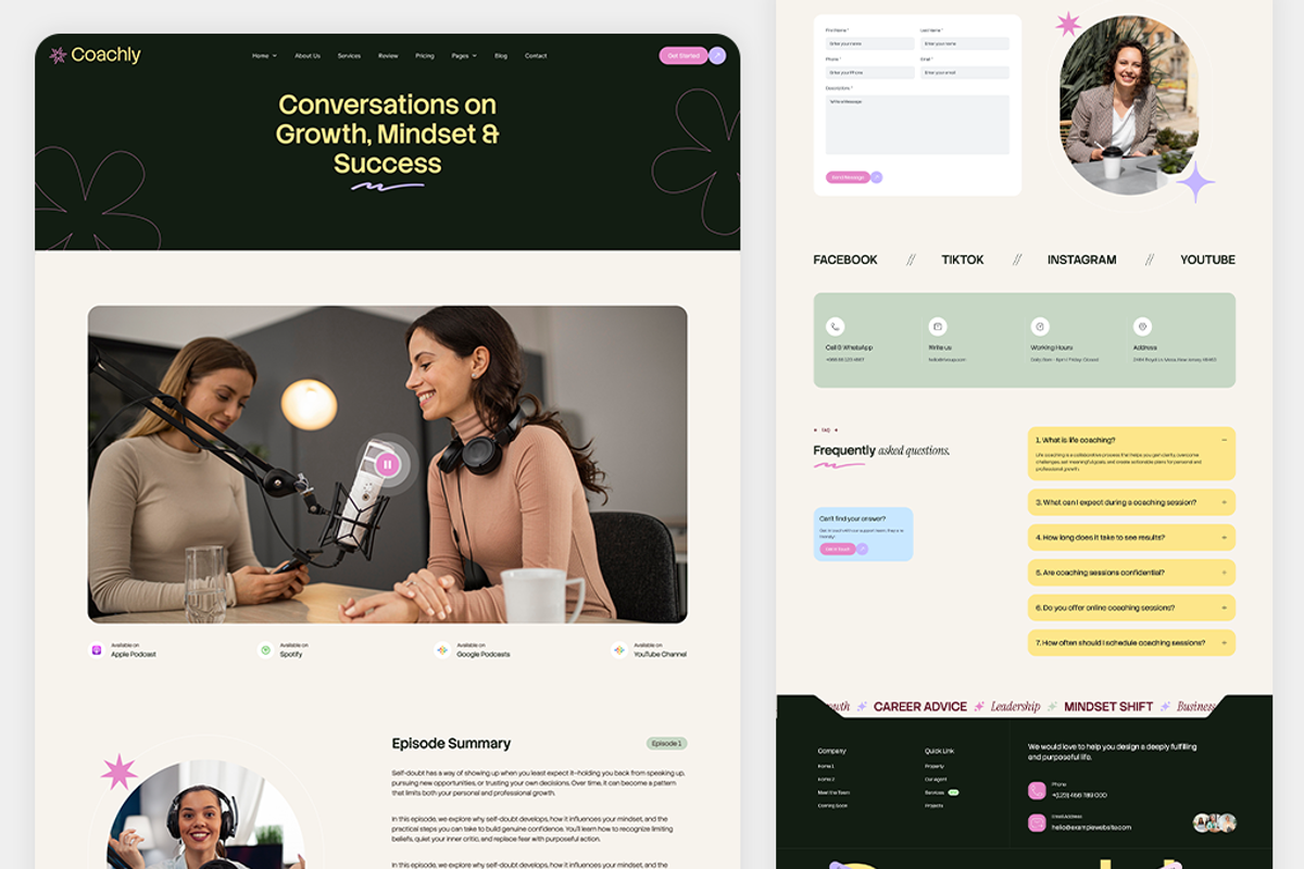 Life Coach Wix Studio Template, a Wix Template by RiveupDigital (Photo 8 of 8)