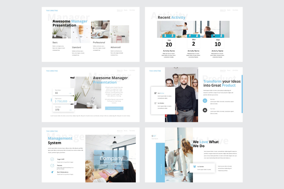 THE SPECTRE - Powerpoint Template, a Presentation Template by Shafura (Photo 5 of 6)