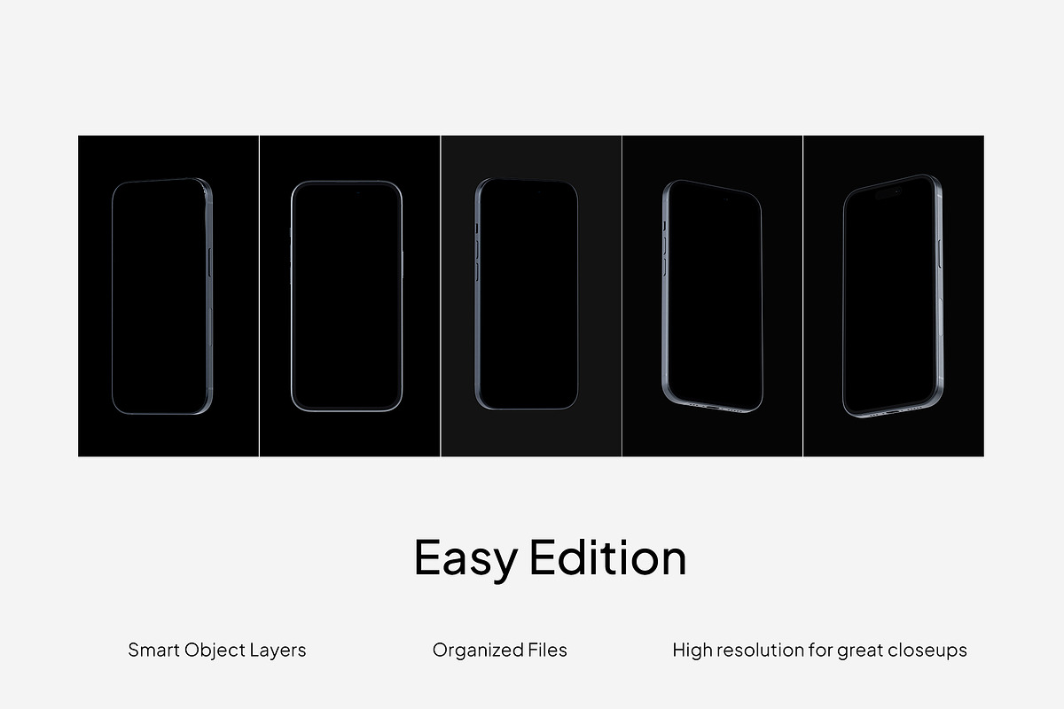 iPhone App Mockup Set, an iPhone Mockup by Croma Studio (Photo 2 of 6)
