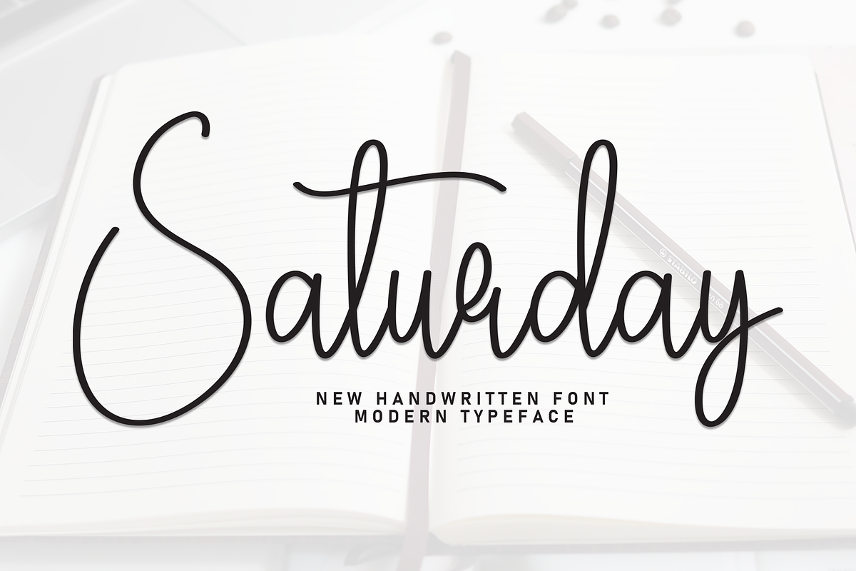 Saturday | Script Font