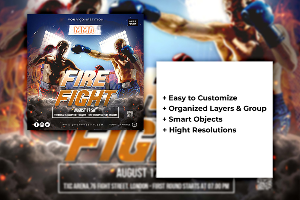 Bundle Sport Instagram Templates, a Social Media Template by Glowin_studio (Photo 3 of 3)