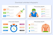 Fitness & Sport Infographic Template, a Presentation Template by Mighty-Slide (Thumbnail 4 of 7)