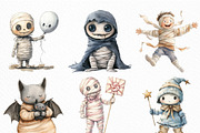 Mummy Kids Halloween Character, an Illustration by Craft Nest (Thumbnail 5 of 6)