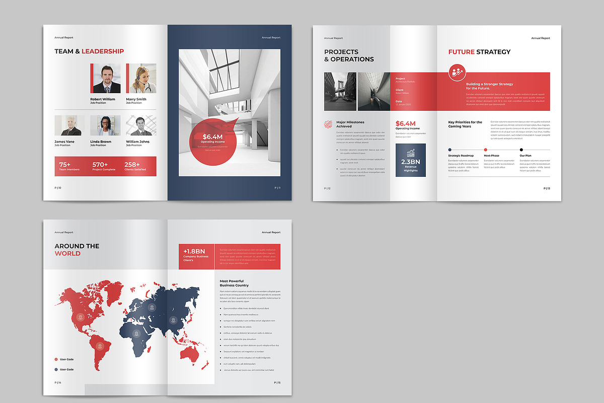 Annual Report Canva Template, a Brochure Template by NorthPeak (Photo 4 of 6)