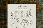 So Very Autumn: Line Art Clipart, a Seasonal Illustration by Purple (Thumbnail 12 of 15)