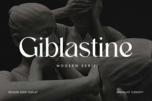 Giblastine Modern Serif Display Font