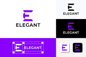 Modern E Letter Logo Design