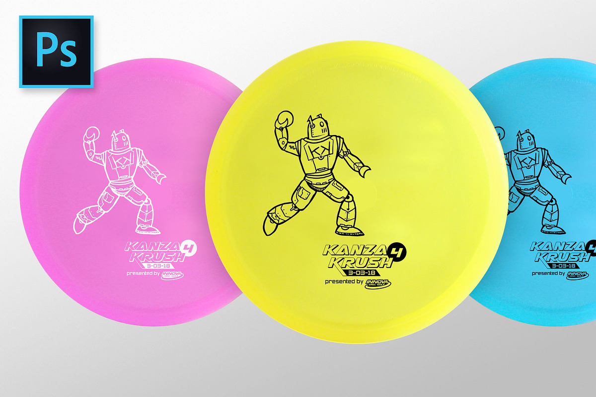 Disc Golf Mockup, a Product Mockup by Brian White Design Goods (Photo 1 of 2)