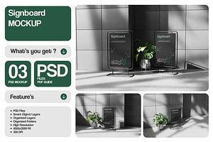 Signboard Mockup