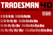 Tradesman Collection, a Sans Serif Font by GRYPE (Thumbnail 3 of 6)