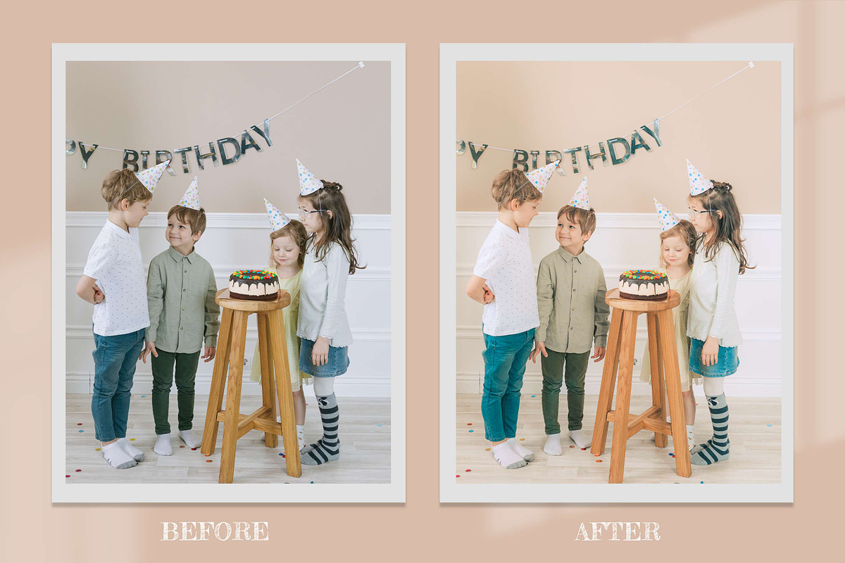 Birthday Photoshop Actions Lightroom, an Action Add-On by 3Motional (Photo 5 of 16)