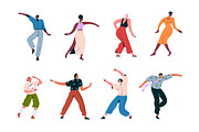 Happy people dancing at party set, a Person Illustration by Good Studio (Thumbnail 3 of 5)