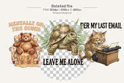 Sarcastic Retro Animal, a Decorative Illustration by Artnoy (Thumbnail 3 of 8)