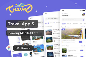 Travel Mobile App UI Kit, an UI Kit Template by Muhammad_Ahmad
