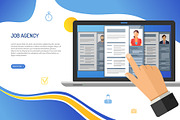 Job Vacancy Employment and Hiring, a Person Illustration by TAlex (Thumbnail 6 of 7)