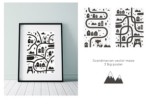 Scandinavian Animals Prints, Pattern