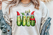 Funny Christmas Pickles PNG, an Illustration by Sublimation Artist (Thumbnail 7 of 9)