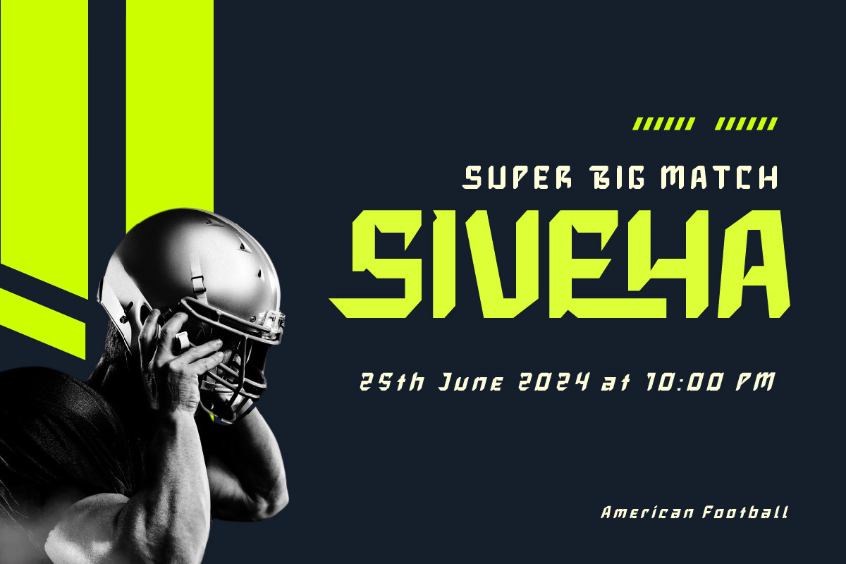Slaxing - Sporty Display Font, a Sans Serif Font by twinstd (Photo 5 of 10)