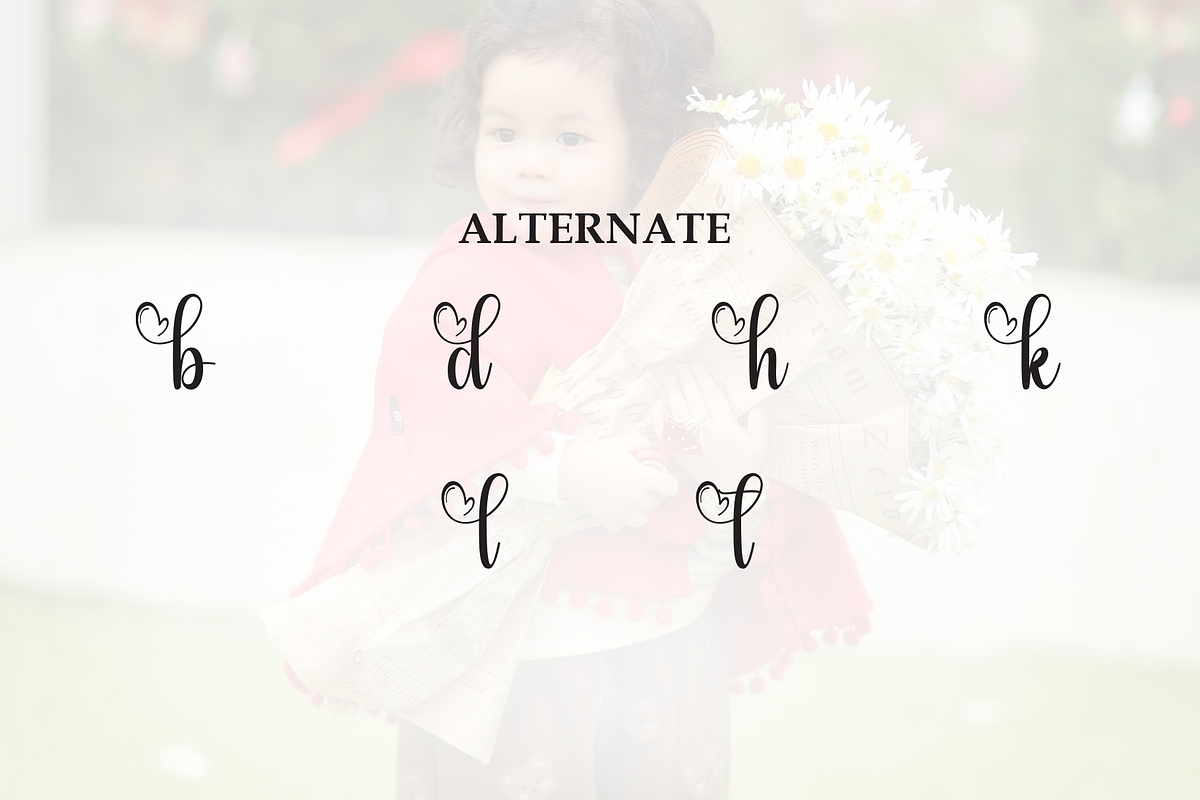 Darling Girl | Script Font, a Handwritten Font by Scratchones (Photo 8 of 9)