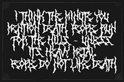 Zamruds Black Metal Font, a Blackletter Font by Blackmetalfont (Thumbnail 4 of 8)