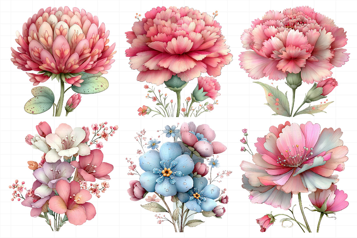 Watercolor Wildflower Clipart, an Illustration by Daily.Designs (Photo 8 of 8)