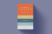 Unna Personal Business Card Template, a Business Card Template by Meknya (Thumbnail 4 of 7)